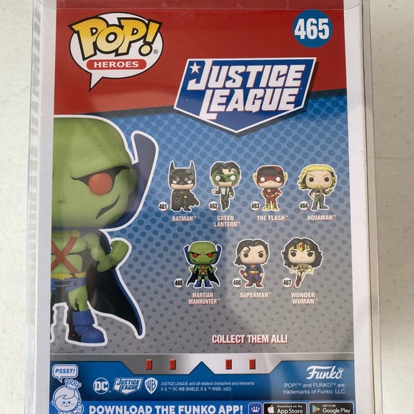 Funko Pop! Martian Manhunter #465 Justice League Target Exclusive - Picture 3 of 5
